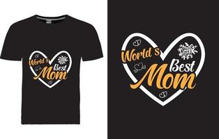 Mother Day T-shirt Design vector