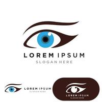 Eye Care vector logo design