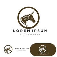 Horse Logo Template Vector illustration design