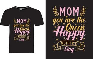 Mother Day T-shirt Design vector