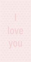 vertical background with hearts and lettering. Romantic vector