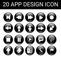 collection of frequently used essential icons. Suitable for design elements of Design . Essential icon set in Free Vector