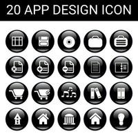 collection of frequently used essential icons. Suitable for design elements of Design . Essential icon set in Free Vector