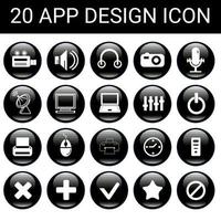 collection of frequently used essential icons. Suitable for design elements of Design . Essential icon set in Free Vector