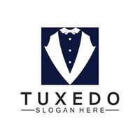 Tuxedo Logo template vector icon illustration design