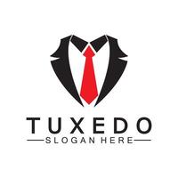 Tuxedo Logo template vector icon illustration design