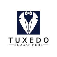 Tuxedo Logo template vector icon illustration design