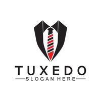 Tuxedo Logo template vector icon illustration design