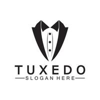 Tuxedo Logo template vector icon illustration design