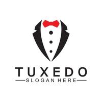 Tuxedo Logo template vector icon illustration design