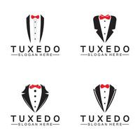 Tuxedo Logo template vector icon illustration design