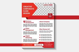 Professional Crative Corporate Flyer Design templates vector