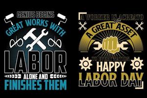 labor day t shirt design vector