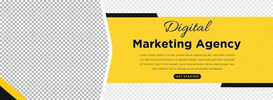 Digital Marketing Face Book cover and Banner Template vector