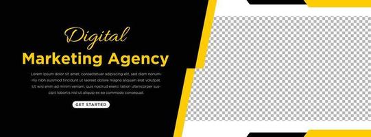 Digital Marketing Face Book cover and Banner Template vector