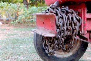 Chain hook for draging broken vehicle or anything. photo