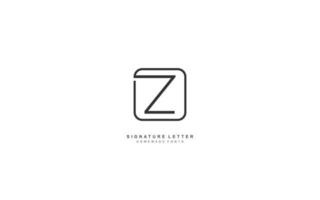 Z Letter logo design inspiration. Vector alphabet template design for brand.
