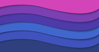 Colorful Pink Blue Wave Vector Background