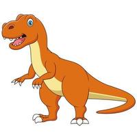 Cute and adorable Tyrannosaurus cartoon illustration vector