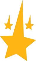 falling star logo vector