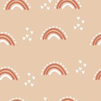 cute rainbow seamless pattern, pattern kids, fabric, textile print and wrapping vector