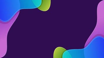 colorful fluid background design premium vector
