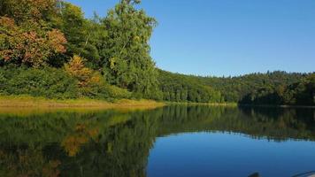 Water surface on the lake, vacation photo