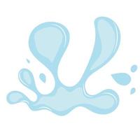 drop splash icon of any liquid vector
