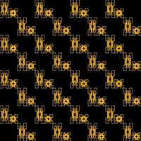 elegance golden gold geometric square abstract net in black wallpaper background vector