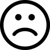 sad face icon vector . sad emotion face symbol icon . unhappy icon