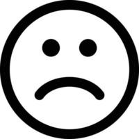 sad face icon vector . sad emotion face symbol icon . unhappy icon