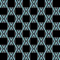 azul cruzar ajedrez tablero resumen zigzag negro antecedentes. perspectiva clásico juego diseño vector