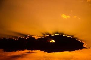 Beautiful cloudy sky photo