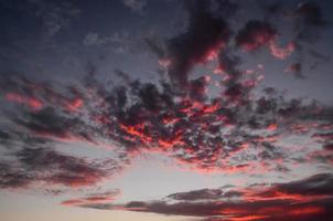 Beautiful cloudy sky photo