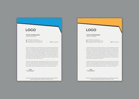 letterhead template, letterhead design, vector creative Professional modern school hospital medical new simple corporate letterhead template design.