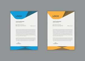 letterhead, letterhead template, letterhead design, vector clean Professional modern simple unique school hospital medical new minimalist elegant vector style modern corporate letterhead template