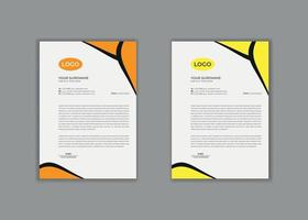 letterhead template, letterhead design, vector elegant school hospital medical new Professional modern simple unique minimalist creative corporate letterhead design