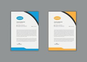 letterhead template, creative Professional modern simple unique corporate minimalist school hospital medical new elegant vector illustrator and clean letterhead design print template.