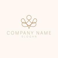 Yoga position brand logo design. Modern yogi logotype. Meditation logo template. vector