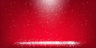 Snow. Luxury red snowing background for your design vector