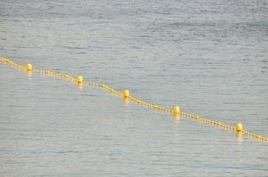 Buoys in the ocean photo