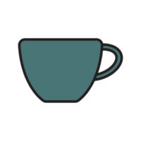 Coffee cup flat design png