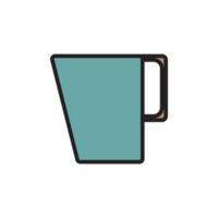 Coffee cup flat design png