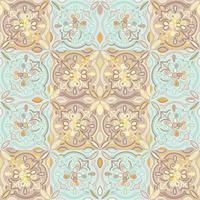 Creative mosaic seamless background pattern. Abstract geometric ornamental wallpaper. vector