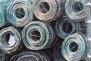 Mesh scrap wire photo