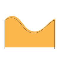 Vector Line Abstract Wave Shape