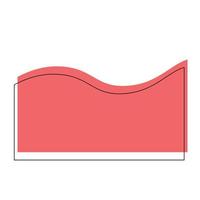 Vector Line Abstract Wave Shape