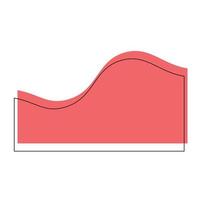 vector línea resumen ola forma