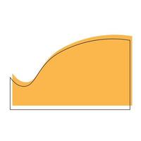 Vector Line Abstract Wave Shape