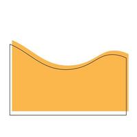 Vector Line Abstract Wave Shape